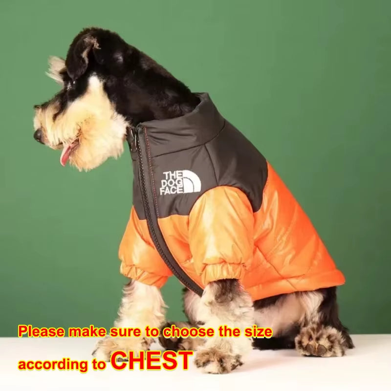 Winter down Jacket for Schnauzer, Heavy Duty Dog Parka for Small Medium Dogs Warm Thick Vest French Bulldog Puppy Coats
