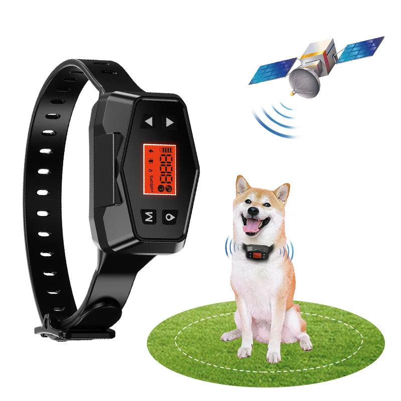 Revolutionary Wireless GPS Pet Fence & Training Collar - Waterproof Safety Solution for Dogs