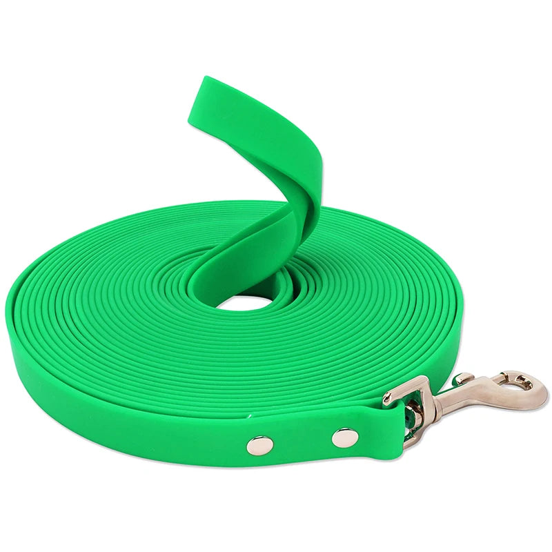 Waterproof Dog Leash Long Pvc Pet Leashes Easy to Clean Rope for Small Medium Large Big Dogs Walking Traning Lead 3M 5M10M 15M