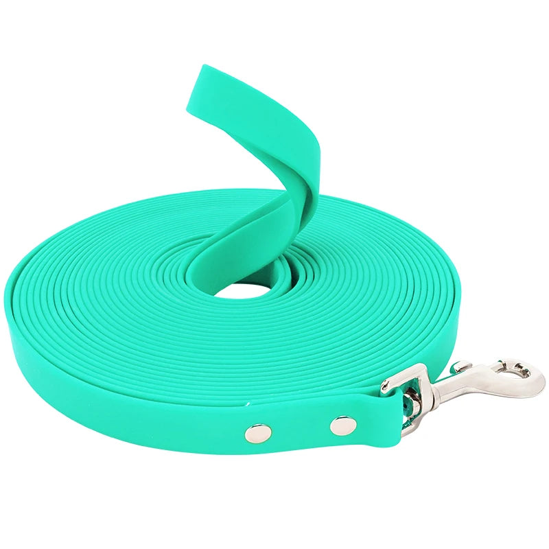 Waterproof Dog Leash Long Pvc Pet Leashes Easy to Clean Rope for Small Medium Large Big Dogs Walking Traning Lead 3M 5M10M 15M