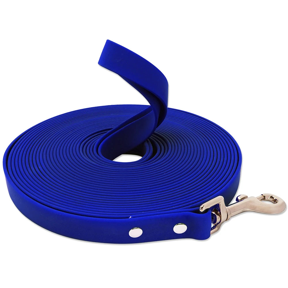 Waterproof Dog Leash Long Pvc Pet Leashes Easy to Clean Rope for Small Medium Large Big Dogs Walking Traning Lead 3M 5M10M 15M