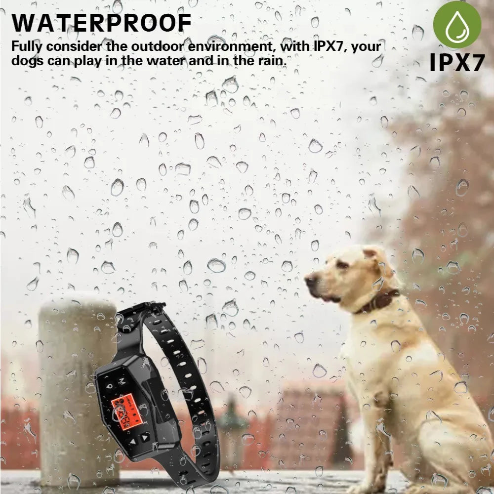 Revolutionary Wireless GPS Pet Fence & Training Collar - Waterproof Safety Solution for Dogs