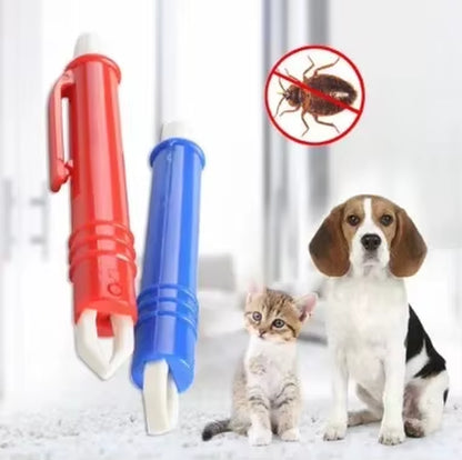Tweezers Mite anti Dog Ticks and Fleas Flea Tick Tweezers Clip Remover Rabbit Flea Removing Ticks Tool Hair Groom Pet Supplies