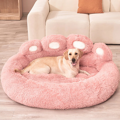 Cozy Plush Dog Sofa Beds for Small to Large Dogs - Winter Warmth & Comfort for Your Pets