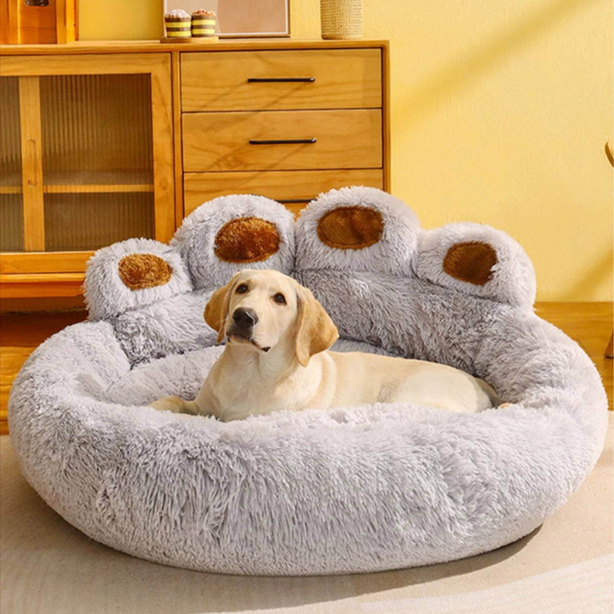 Cozy Plush Dog Sofa Beds for Small to Large Dogs - Winter Warmth & Comfort for Your Pets