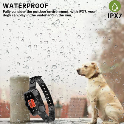 Revolutionary Wireless GPS Pet Fence & Training Collar - Waterproof Safety Solution for Dogs